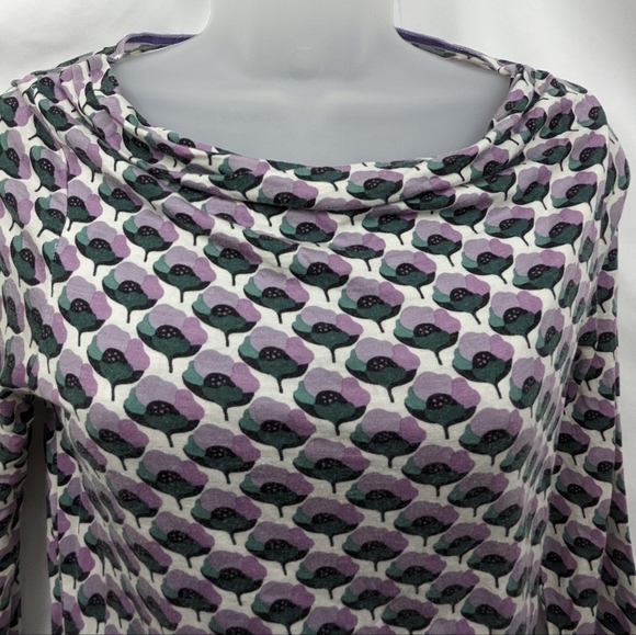 Boden Wool Blend Casual Drape Top Sz 6 - Picture 3 of 11